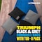 Triumph Black and Grey Cornhole Bags W/ Tub, 8PK 12-0060-3 - alternate 6